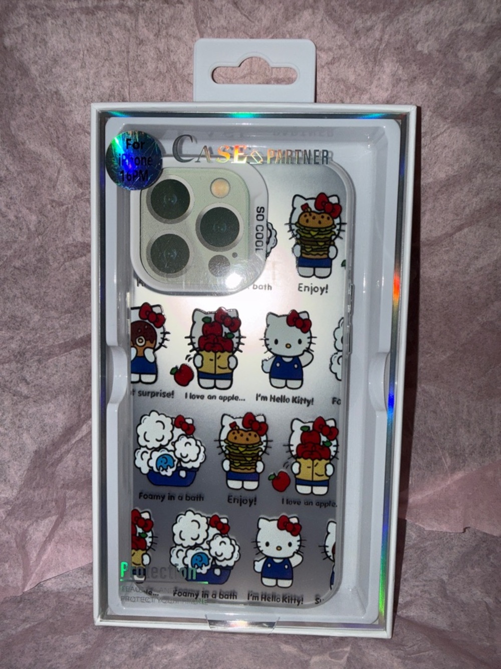 Hello Kitty Cartoon Pattern Phone Case for iPhone 16